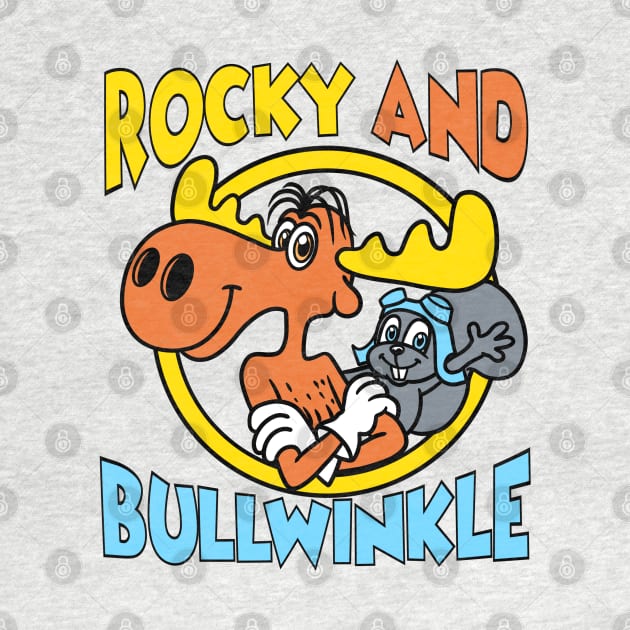 Rocky and Bullwinkle by littlepdraws
